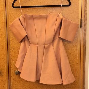 NWT C/MEO Collective Need Nobody Bustier Top sz S